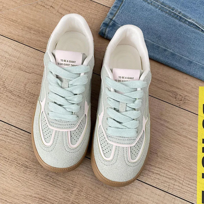 Than Than Me Slip Resistant Low Top Skateboard Shoes Women's-17