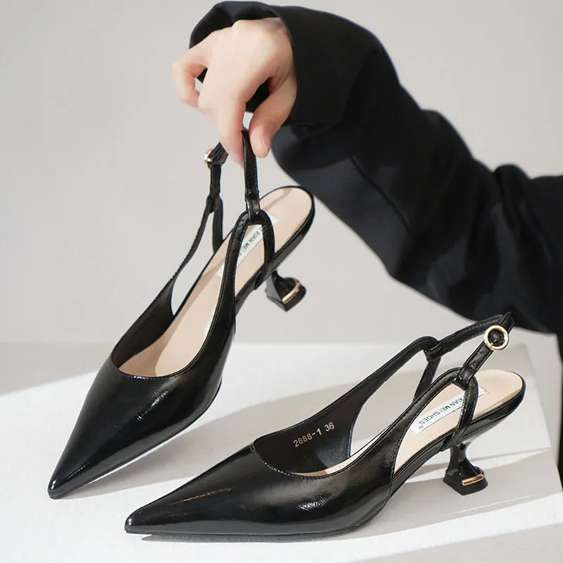 Than Than Me Slim Heel High Heels Women's-2