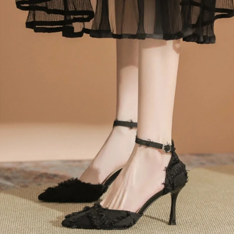 Than Than Me Slim Heel High Heels Women's-1