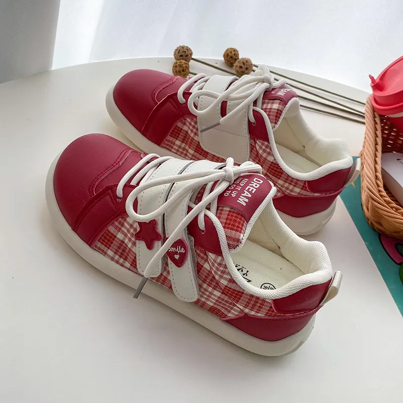 Than Than Me Slip Resistant Low Top Skateboard Shoes Women's-7