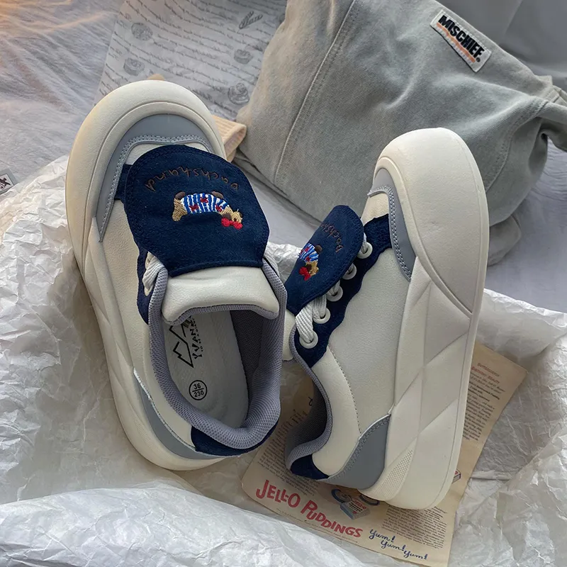 Than Than Me Slip Resistant Low Top Skateboard Shoes Women's-11