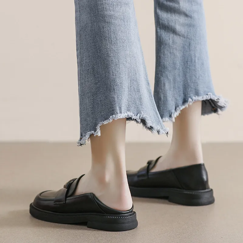 Than than me Loafers Women's Apricot/Black-3