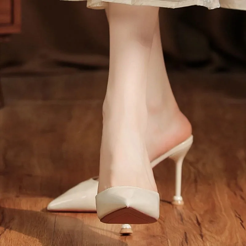 Than Than Me Slim Heel High Heels Women's-19