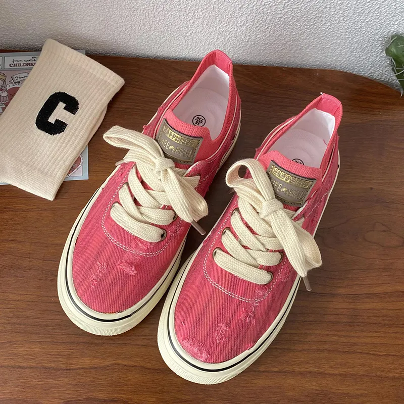 Than Than Me Slip Resistant Low Top Skateboard Shoes Women's-1