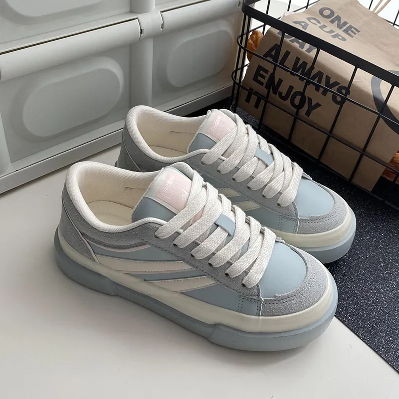 Than Than Me Anti-Slip And Wear-Resistant Breathable Low-Top Skateboard Shoes Women's-6