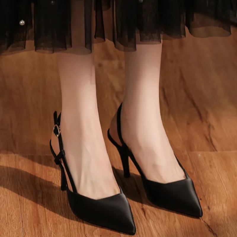 Than Than Me Slim Heel High Heels Women's-7