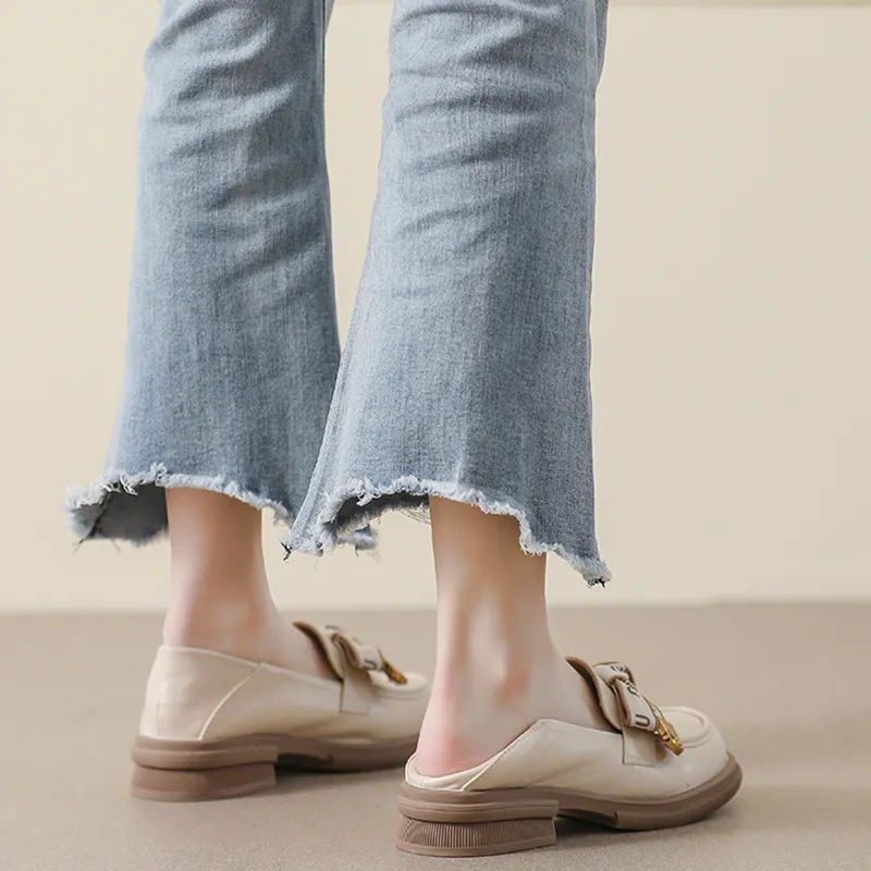 Than than me Loafers Women's Apricot/Black-8