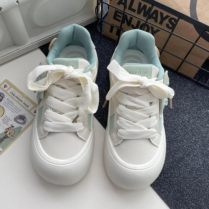 Than Than Me Anti-Slip And Wear-Resistant Breathable Low-Top Skateboard Shoes Women's-11