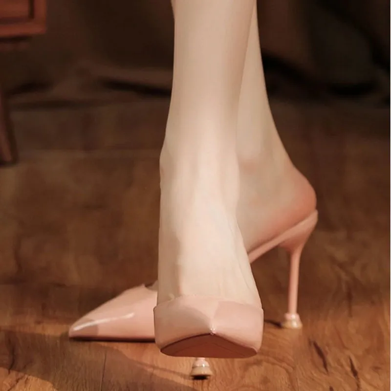 Than Than Me Slim Heel High Heels Women's-6