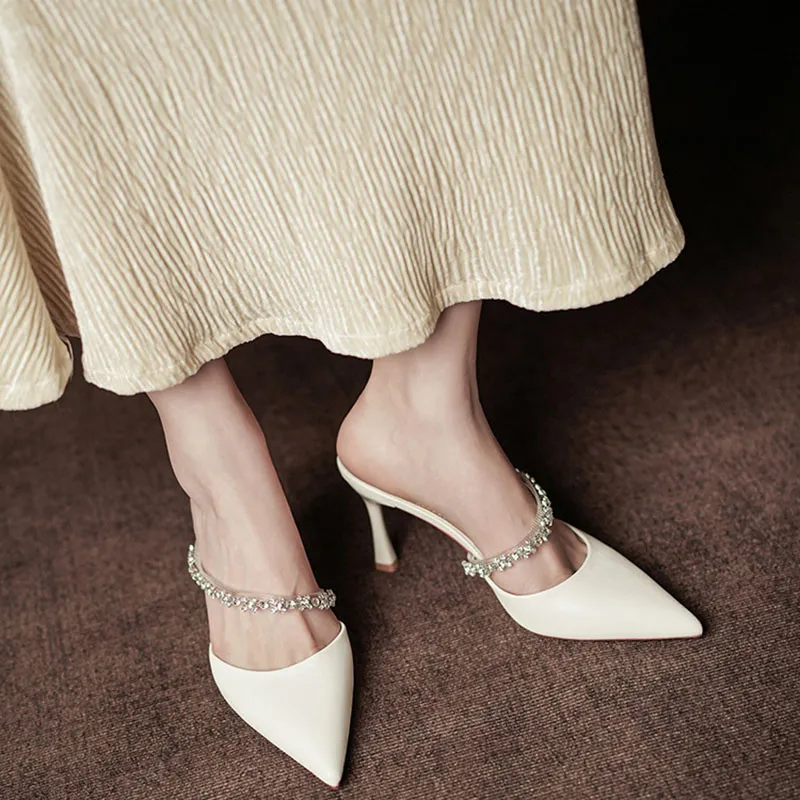 Than Than Me Slim Heel High Heels Women's-3