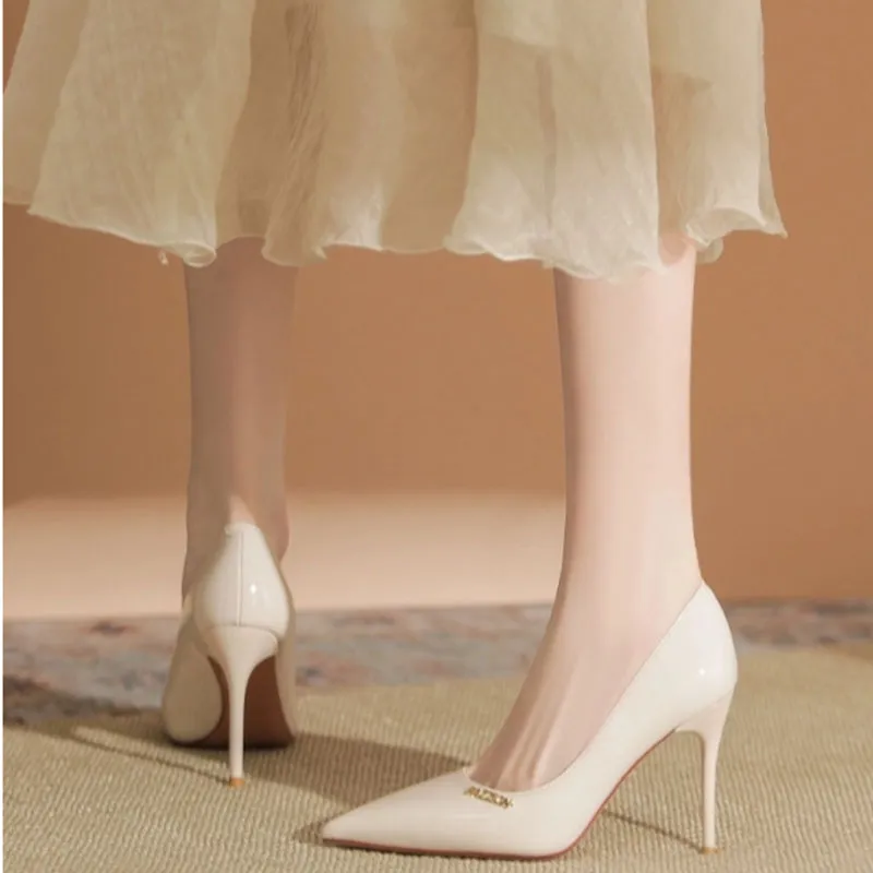 Than Than Me Slim Heel High Heels Women's-6