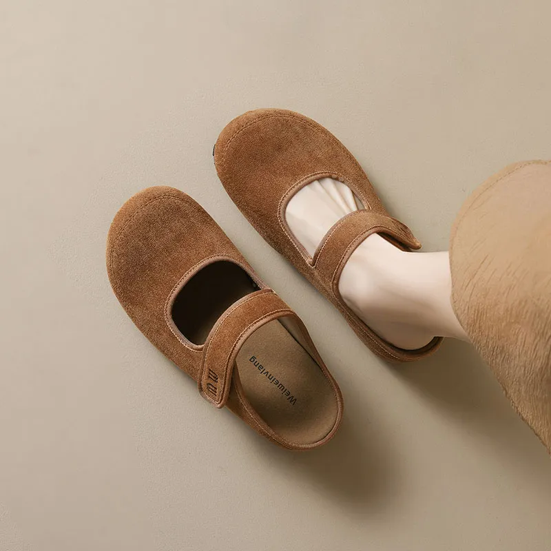 Than Than Me Rubber Sole Slip-Resistant Wrap-toe Slippers Women's-6