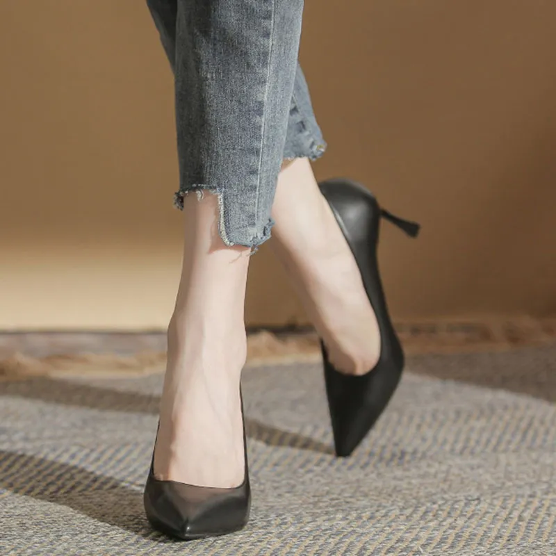 Than Than Me Slim Heel High Heels Women's-3