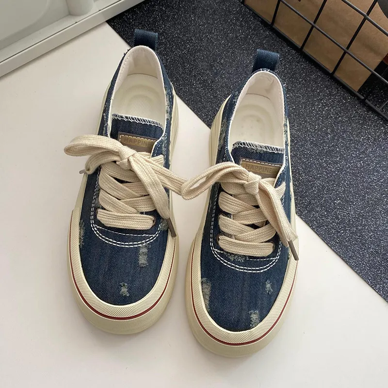 Than Than Me Slip-Resistant Breathable Low-Top Skateboard Shoes Women's-2