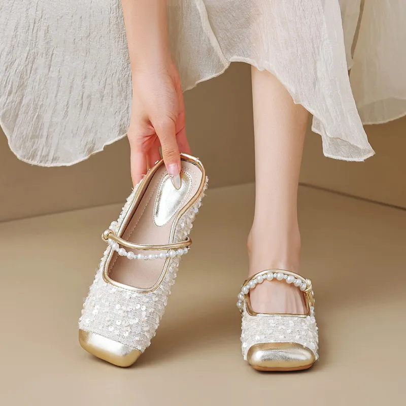 Than Than Me Wrap-toe Slippers Women's-7