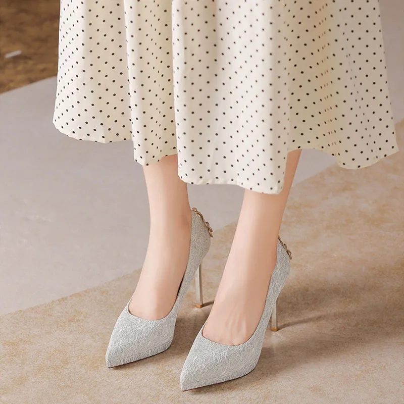 Than Than Me Slim Heel High Heels Women's-2