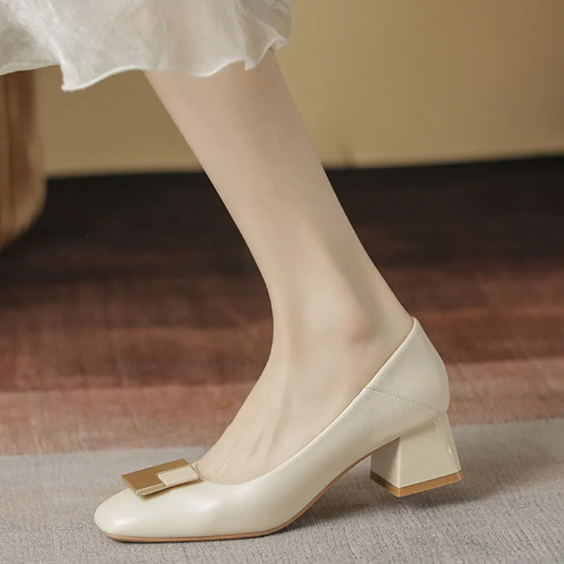 Than Than Me Casual Single Shoes Women's Apricot-3
