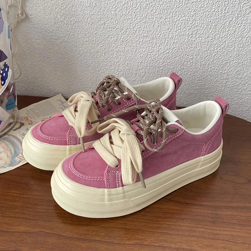Than Than Me Slip Resistant And Breathable Low Top Skateboard Shoes Women's-17