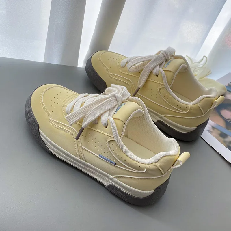 Than Than Me Slip Resistant Low Top Skateboard Shoes Women's-3