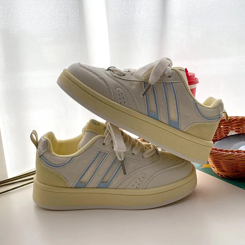 Than Than Me Slip Resistant Low Top Skateboard Shoes Women's-5
