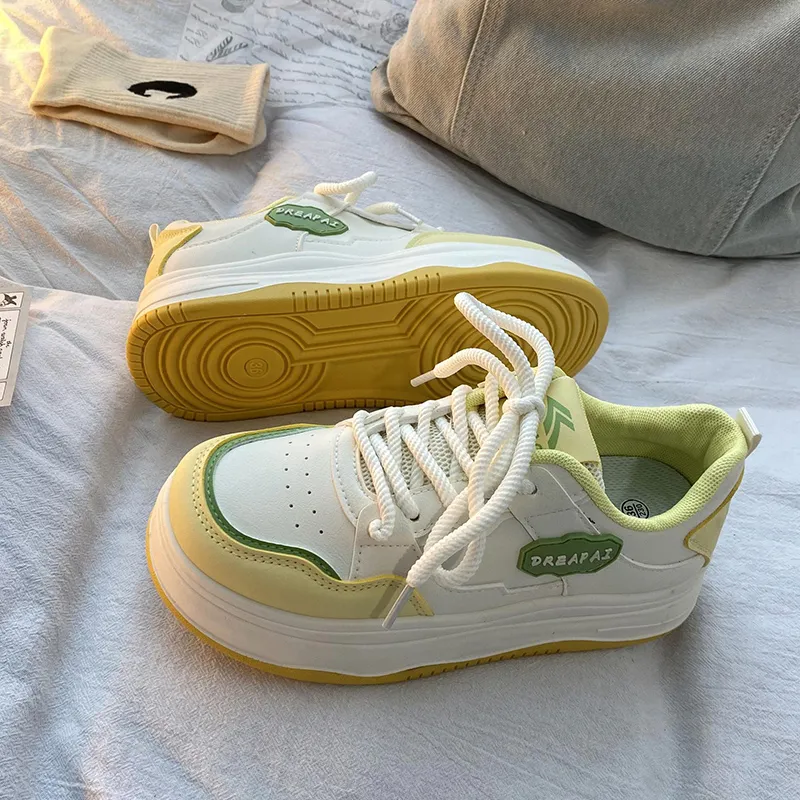 Than Than Me Slip-Resistant Low-Top Skateboard Shoes Women's-7