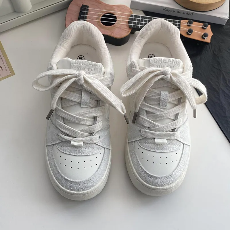 Than Than Me Anti-Slip And Wear-Resistant Breathable Low-Top Skateboard Shoes Women's-5