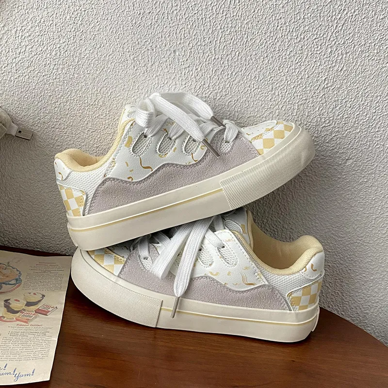 Than Than Me Slip Resistant Low Top Skateboard Shoes Women's-2