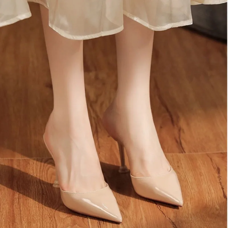 Than Than Me Slim Heel High Heels Women's-15