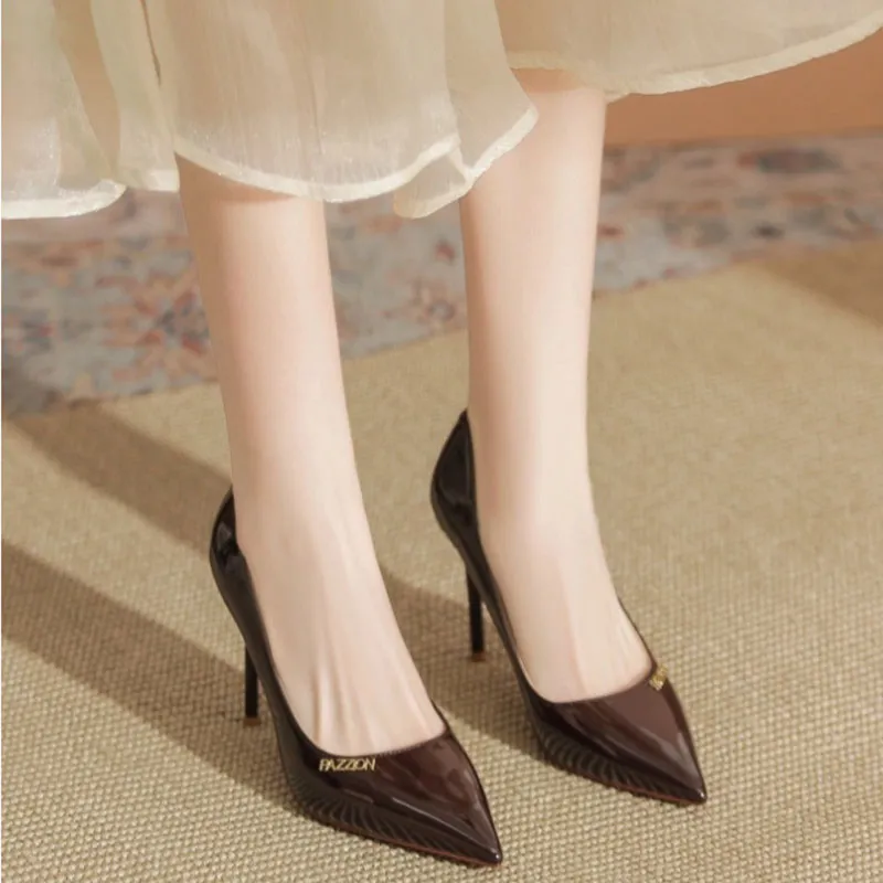 Than Than Me Slim Heel High Heels Women's-14