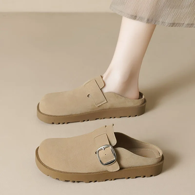 Than Than Me Rubber Sole Slip-Resistant Wrap-toe Slippers Women's-3