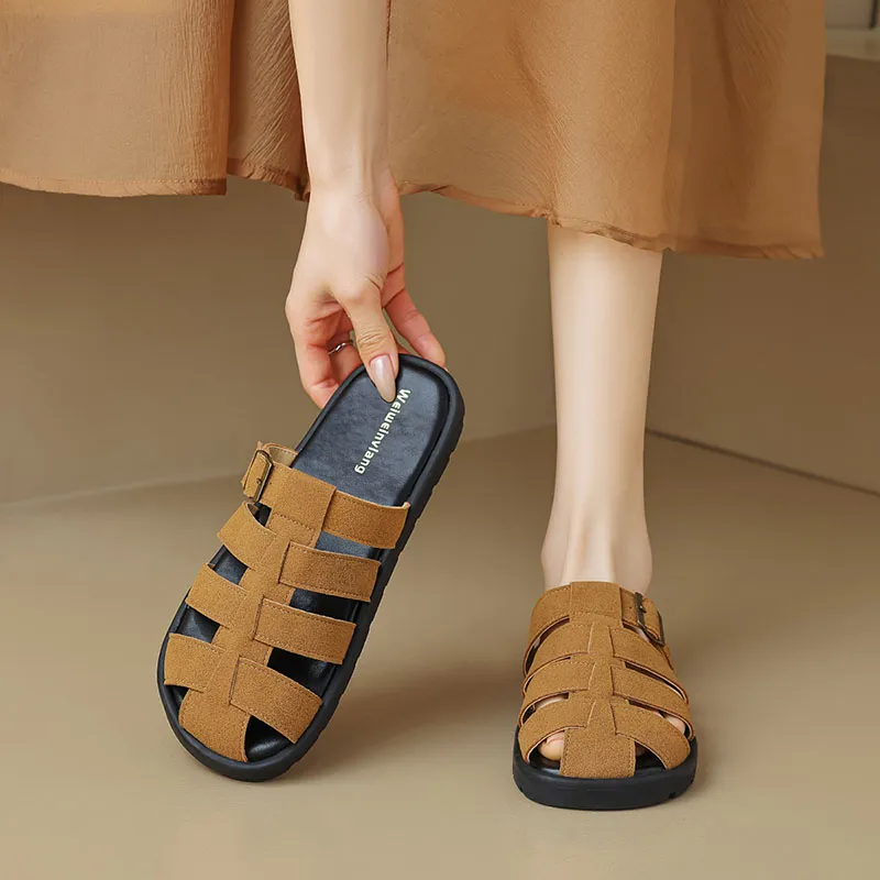 Than Than Me Wrap-toe Slippers Women's-7