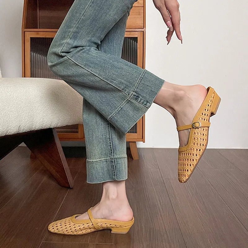 Than Than Me Closed Toe Slippers Women's-7