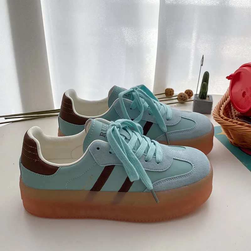 Than Than Me Slip Resistant Low Top Skateboard Shoes Women's-7