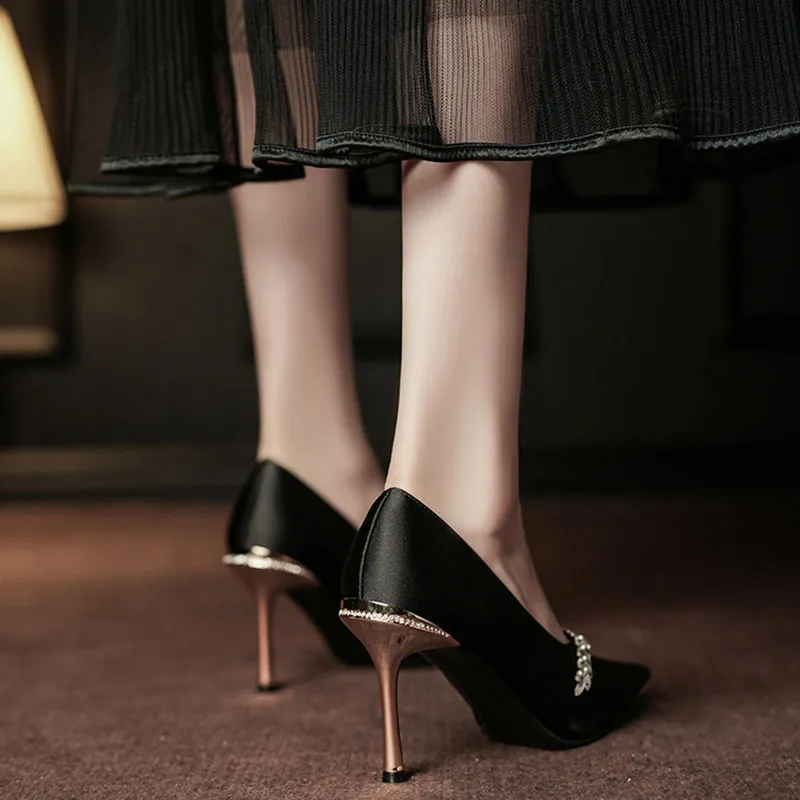 Than Than Me Slim Heel High Heels Women's-2