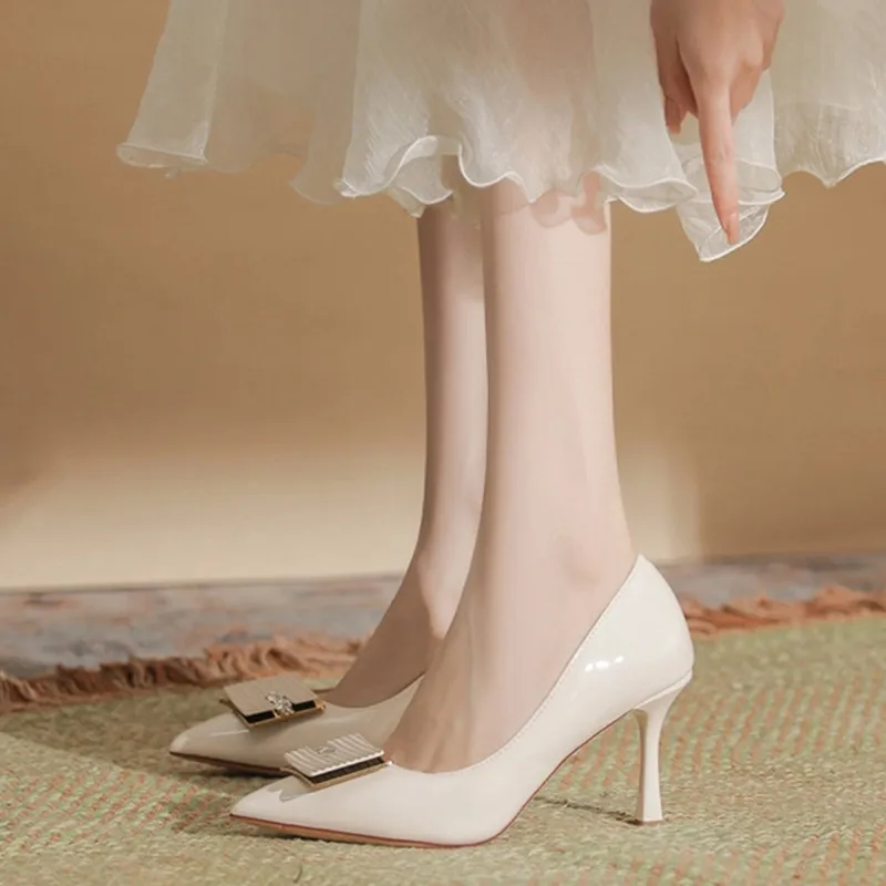 Than Than Me Slim Heel High Heels Women's-3