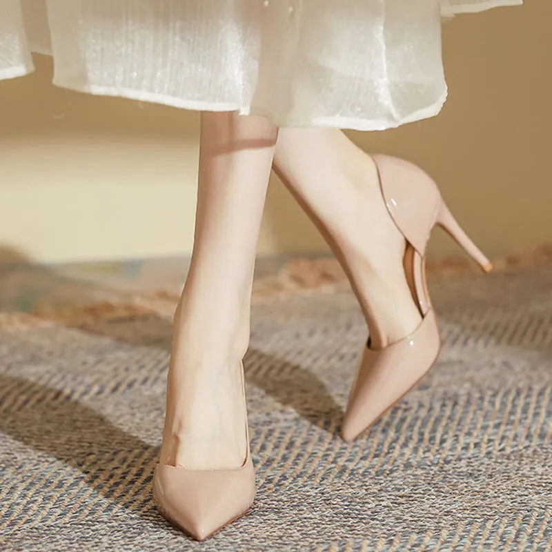 Than Than Me Slim Heel High Heels Women's-11