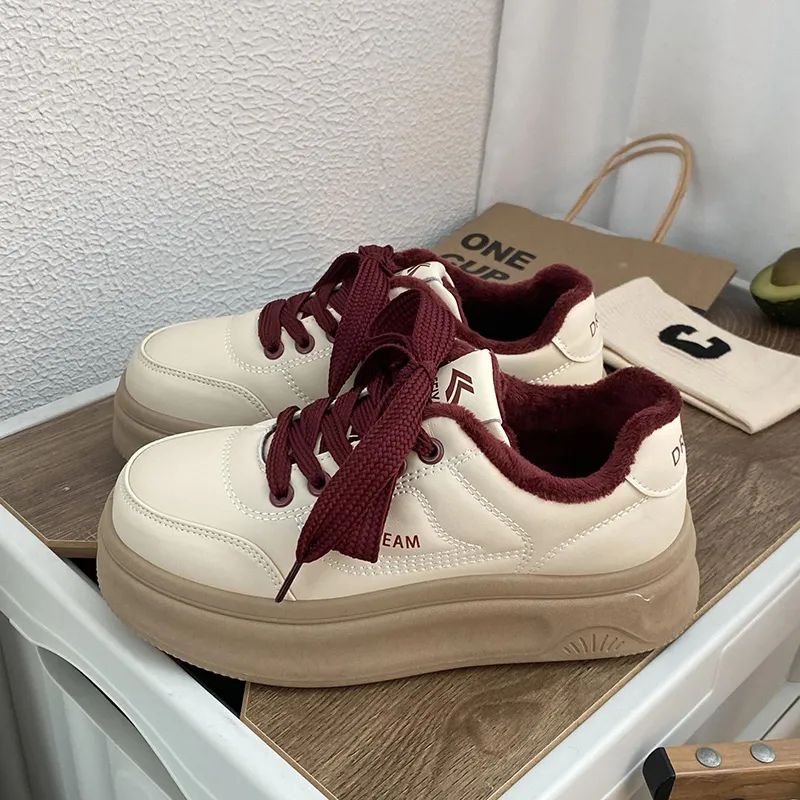 Than Than Me Warm Low-Top Skateboard Shoes Women's-1