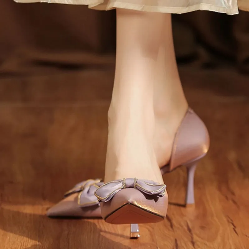 Than Than Me Slim Heel High Heels Women's-1