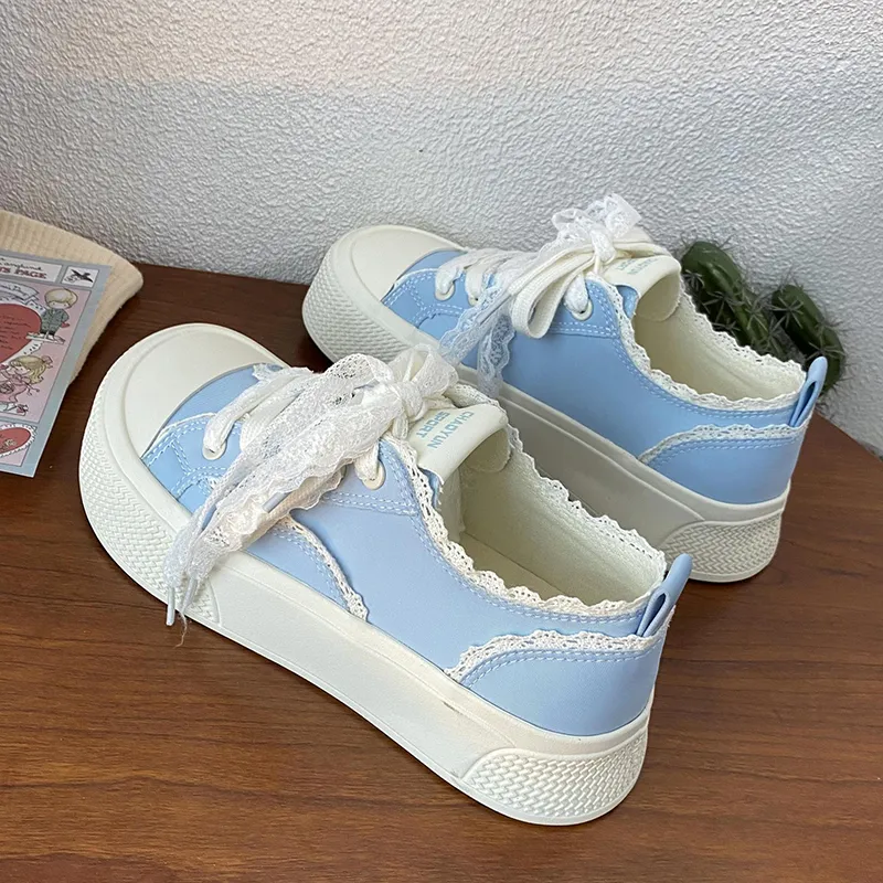 Than Than Me Slip Resistant And Breathable Low Top Skateboard Shoes Women's-14