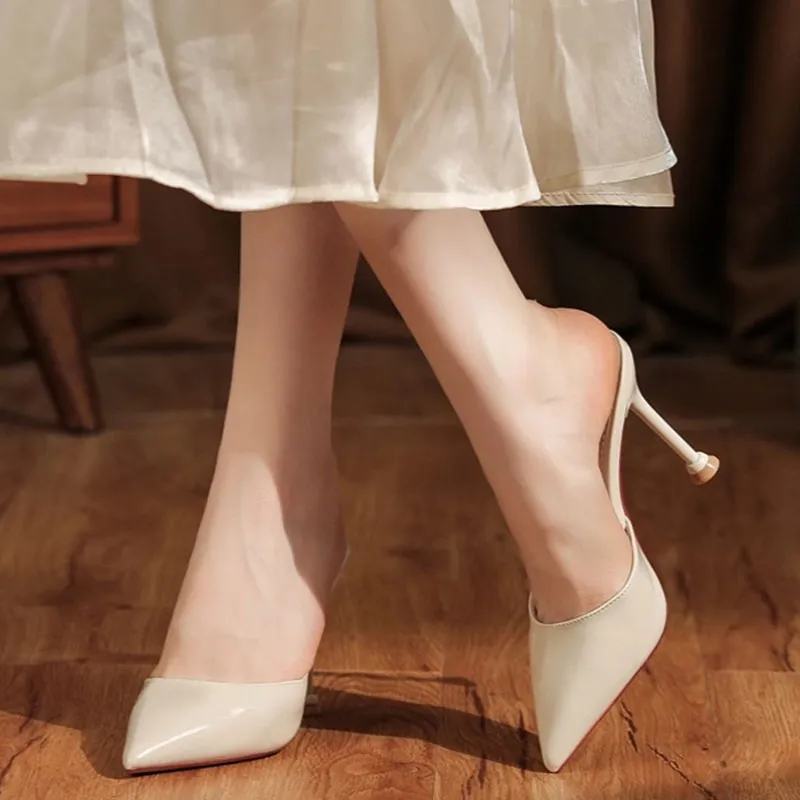 Than Than Me Slim Heel High Heels Women's-20