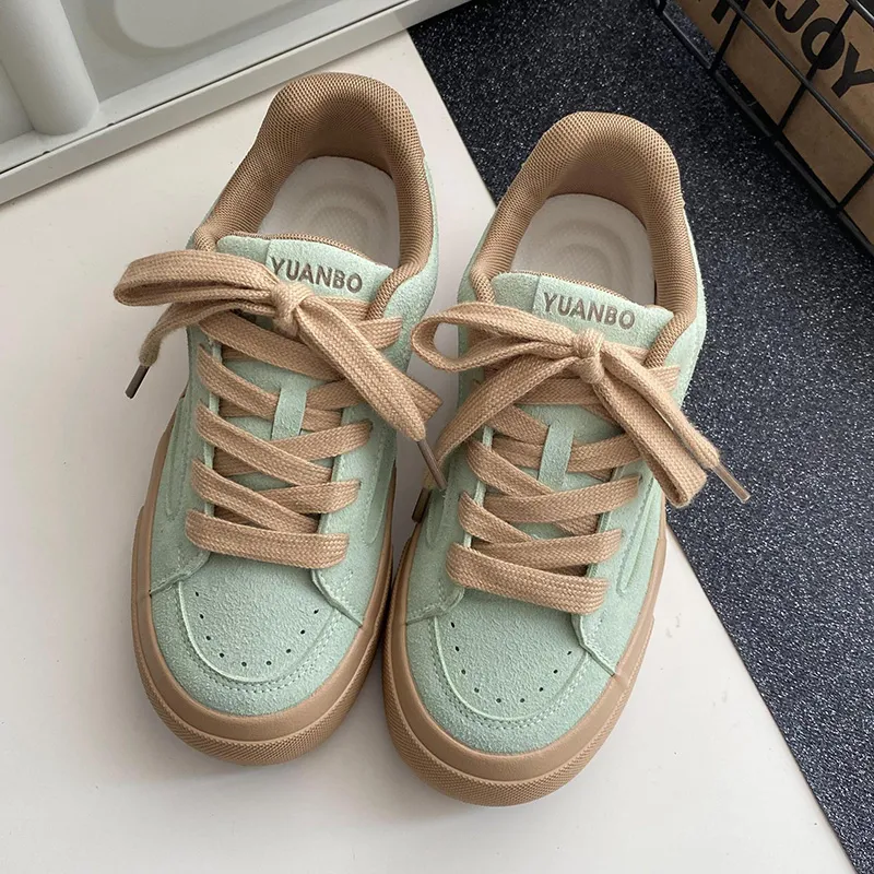 Than Than Me Slip-Resistant Low-Top Skateboard Shoes Women's-13