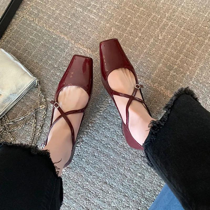 Than Than Me Women's Casual Shoes Women's Burgundy-3