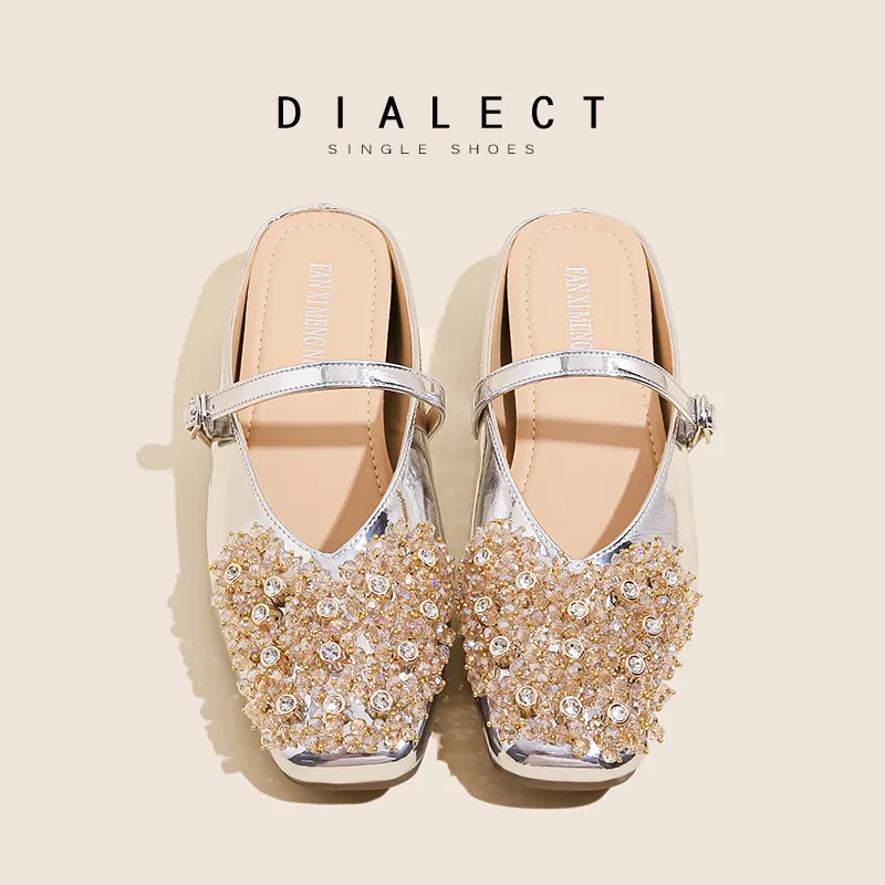 Than Than Me Rubber Sole Slip Resistant Closed Toe Slippers Women's-5