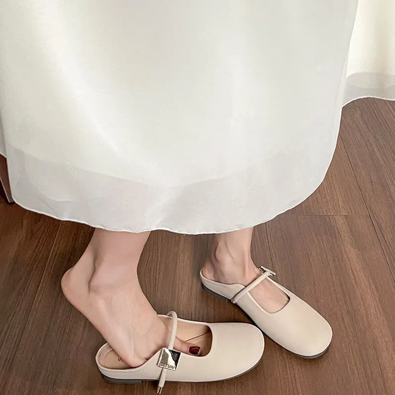 Than Than Me Rubber Sole Slip Resistant Closed Toe Slippers Women's-6