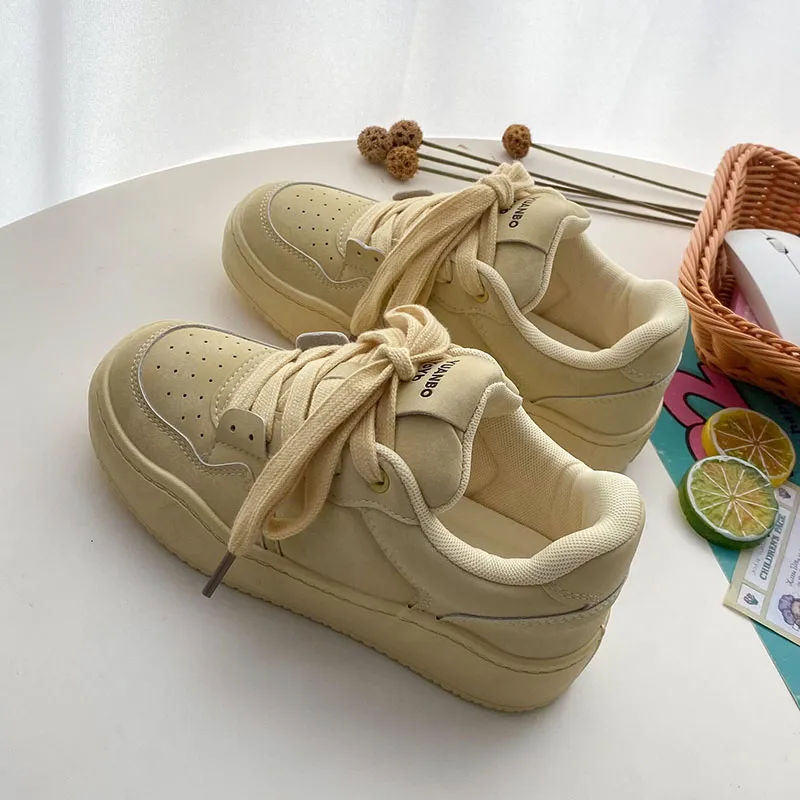 Than Than Me Slip-Resistant Low-Top Skateboard Shoes Women's-7