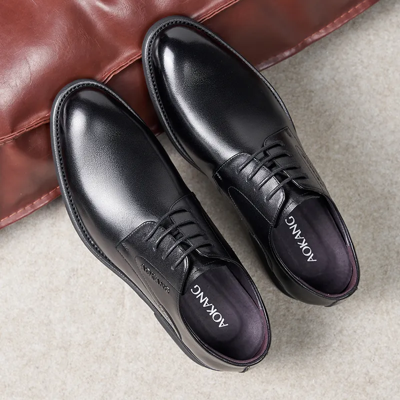 AOKANG Dress Shoes Men Low Top-7