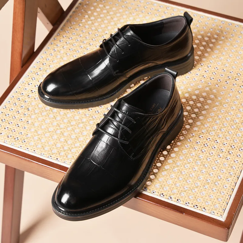 AOKANG Dress Shoes Men Low Top-7