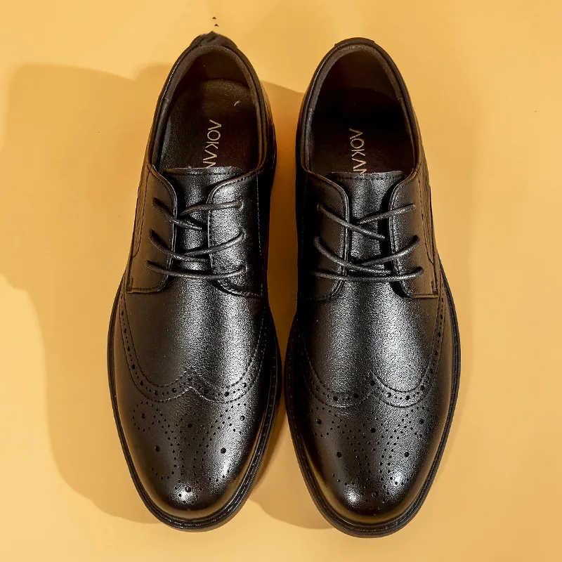AOKANG Casual Shoes Men's Black-4