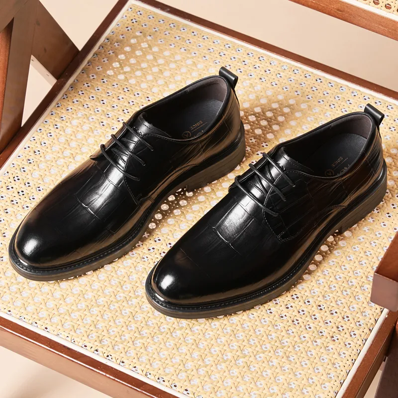 AOKANG Dress Shoes Men Low Top-1