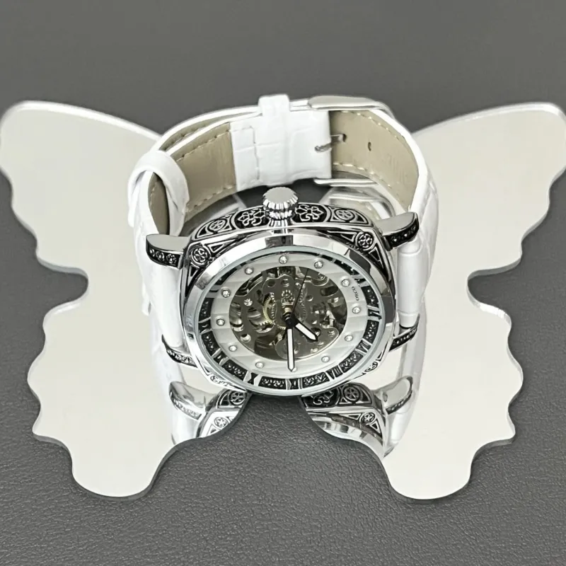 ORCO Automatic Mechanical Movement Watch Unisex White Dial-4